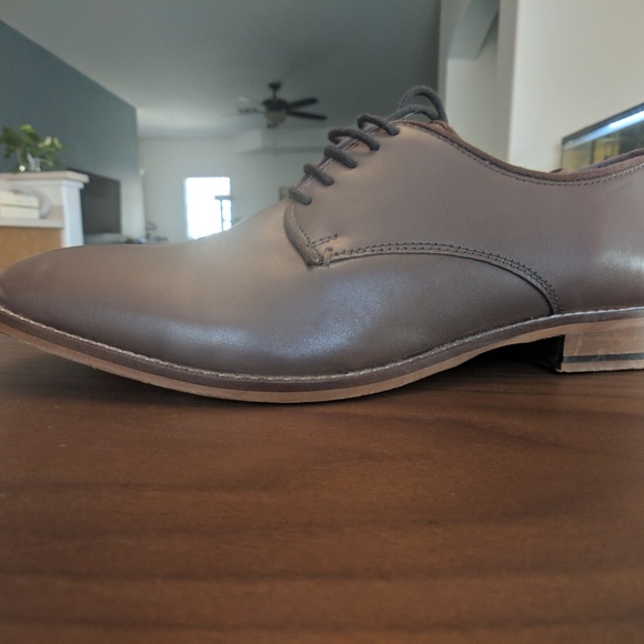 banana republic brown leather dress MENS Pecan Brown Leather Dress Shoes